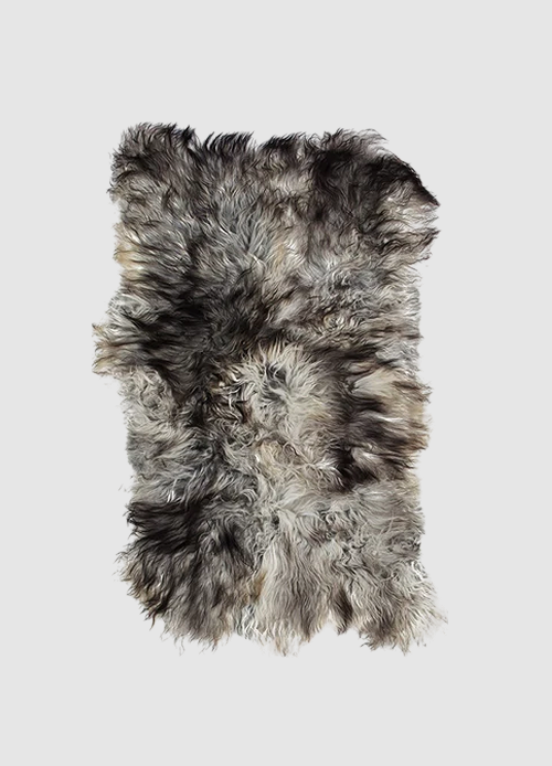 4x Bateau à moutons IJslands | Gris naturel | 140 x 210 cm