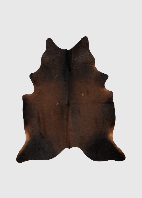 K917 | Unique Cowhide XL | Dark Brown | approx.210 x 180cm