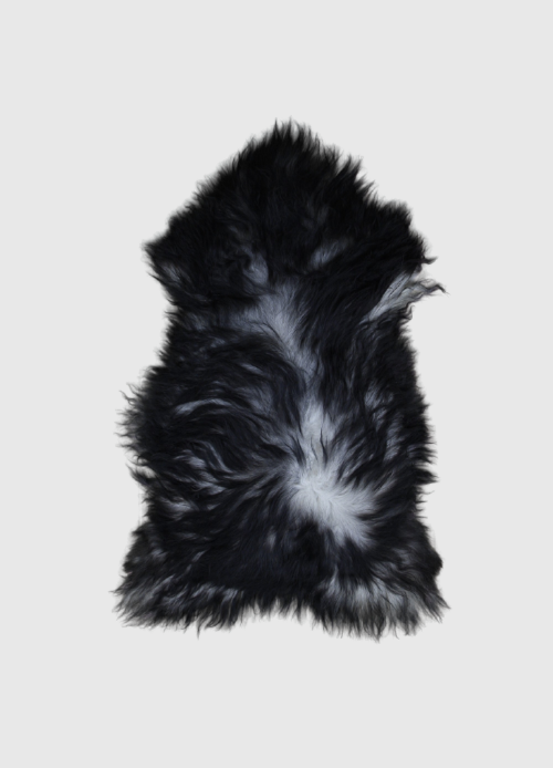 Balade en bateau à moutons dans l'IJsland | Cheveux longs gris naturels | 100 x 65 cm