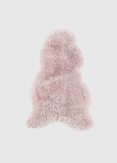 Schapenvacht IJslands | Roze kort | 100 x 65cm
