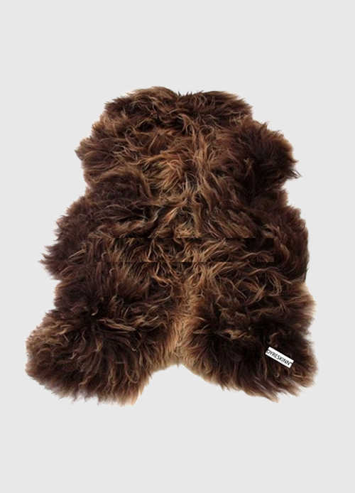 Schapenvacht IJslands | Natural bruin | 100 x 65cm
