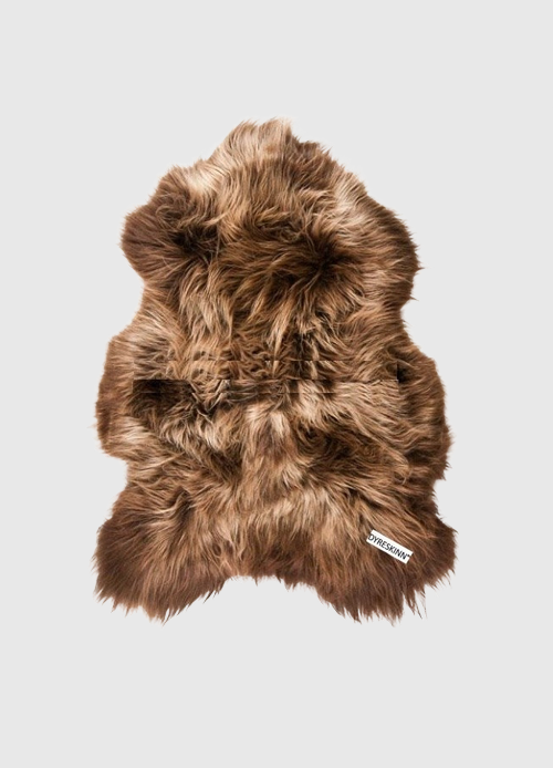 Schapenvacht IJslands | Lichtbruin | 100 x 65cm