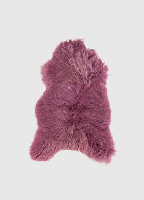 Icelandic sheepskin | Dark pink | 100 x 65cm