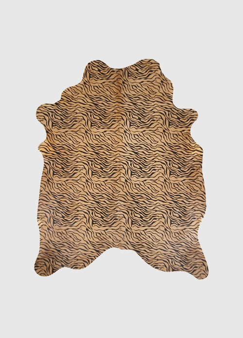 Koeienhuid | Tijgerprint | ca. 200x180cm