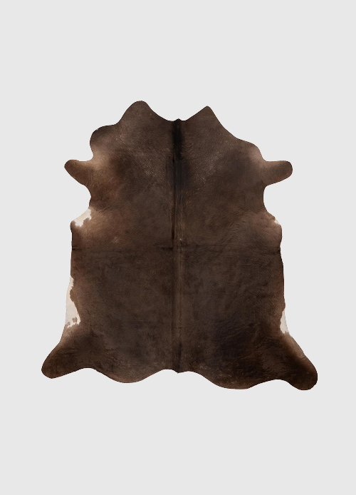 K847 | Unique Cowhide XL | Dark Brown | approx.210 x 180cm