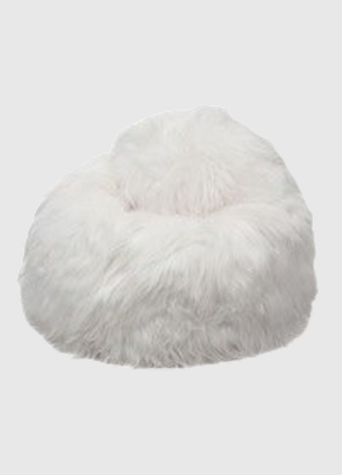 Beanbag Icelandic | Natural white | 100 x 100 x 60cm