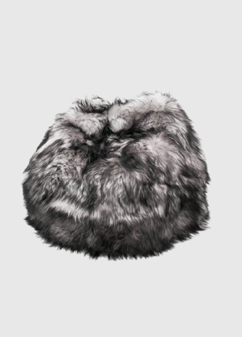 Zitzak IJslands | Melange grijs | 100 x 100 x 60cm