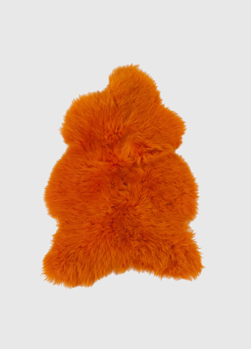 Schapenvacht | Oranje | 100 x 65 cm