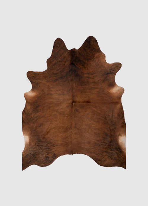 K077 | Unieke Koeienhuid XL | Bruin | ca. 210 x 180cm