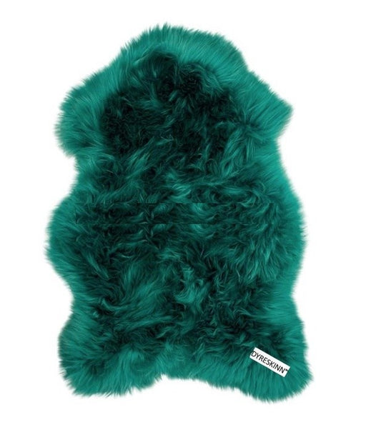 Schapenvacht groen 90-110cm