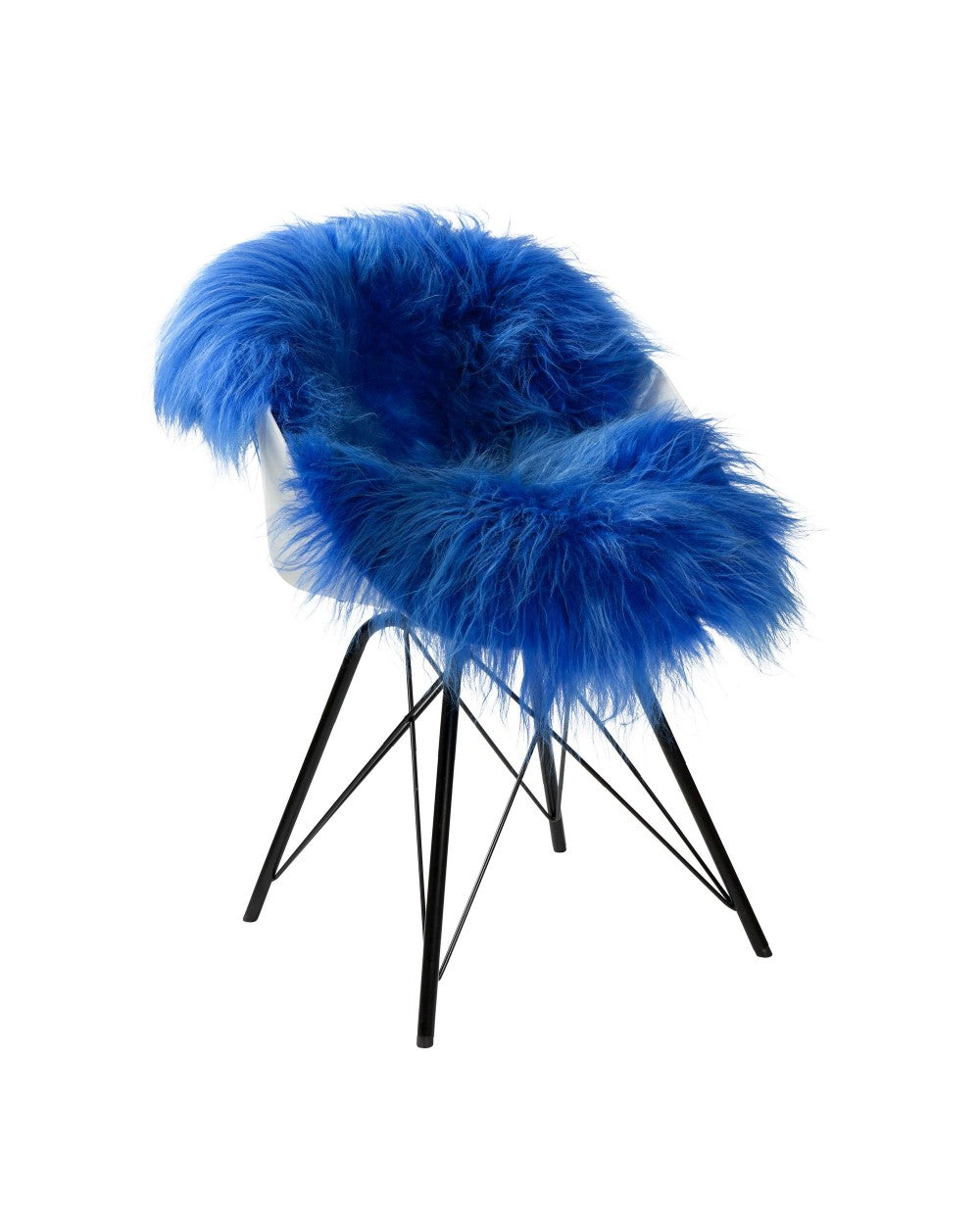 Schapenvacht IJslands blauw 90-110cm