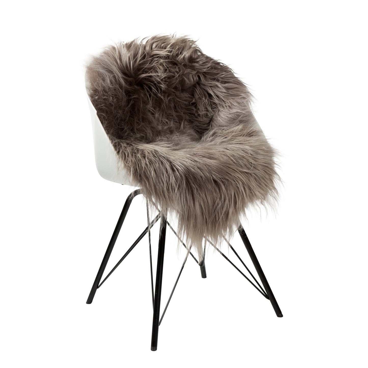 Schapenvacht IJslands taupe 90-110cm