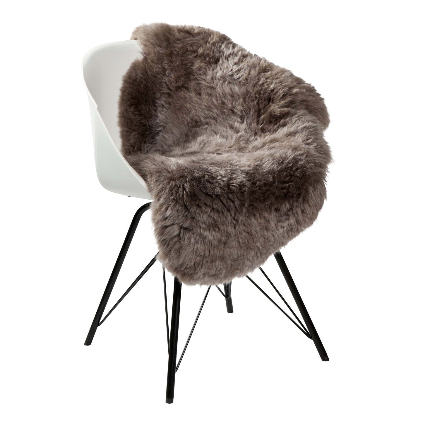 Schapenvacht IJslands kort taupe 90-110cm