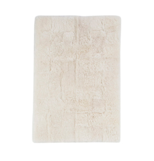 Sheepskin Icelandic rug | Natural white short | 120 x 180cm