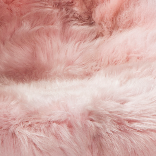 Sheepskin | Pink | 100 x 65cm