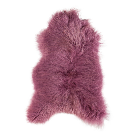 Icelandic sheepskin | Dark pink | 100 x 65cm