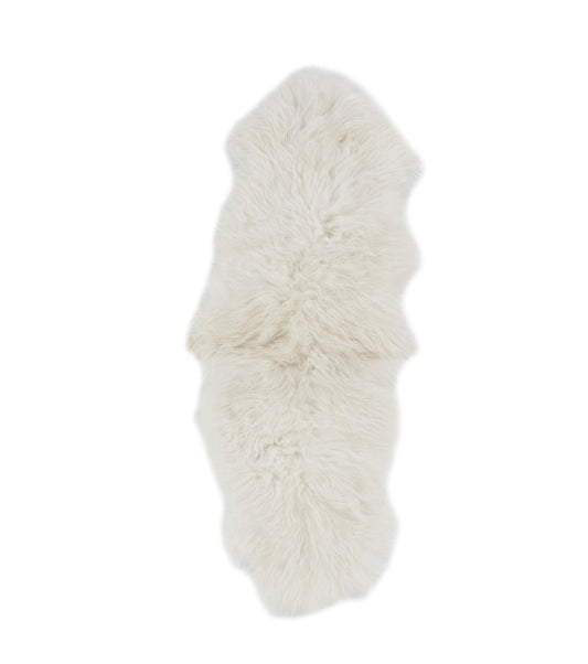 Schapenvacht IJslands (2 vachten) wit 210x80cm