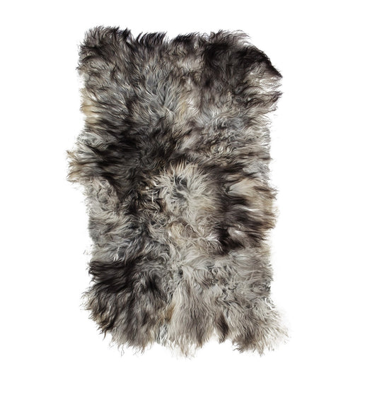 Schapenvacht IJslands (4 vachten) grijs 130-140cm