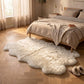 Schapenvacht vloerkleed wit – 4 vachten, in het interieur