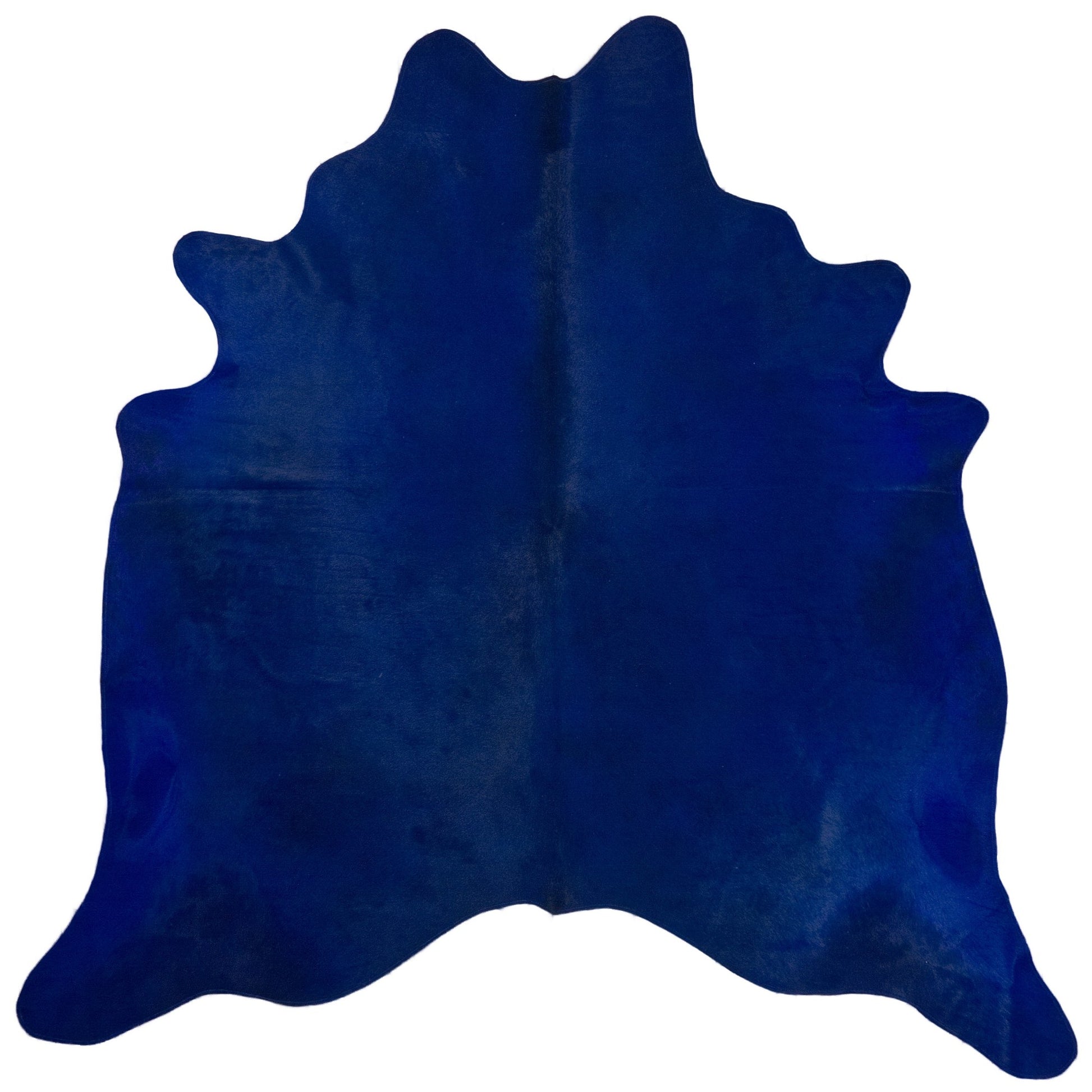 Koeienhuid geverfd kobaltblauw 3-4m2
